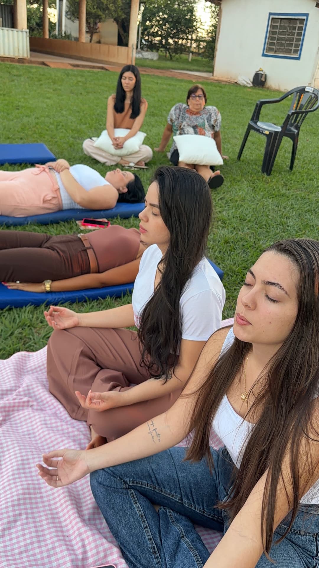 Momento do encontro Florescer